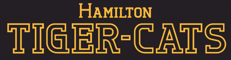 hamilton tiger-cats 2010-pres wordmark logo v3 iron on transfers for clothing